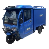 Электротрицикл грузовой GreenCamel Тендер E1500 (60V 1200W) кабина, BOX, понижающая